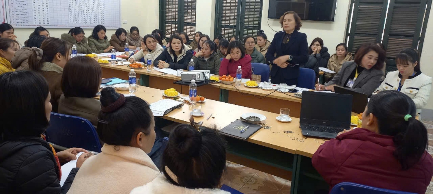 LỢI ÍCH CỦA VIỆC SINH HOẠT CHUYÊN MÔN ĐỐI VỚI GIÁO VIÊN MẦM NON